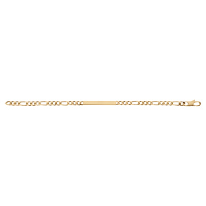 Gourmette en vermeil maille 1+3 prestige 4mm - 18cm - Vue 2