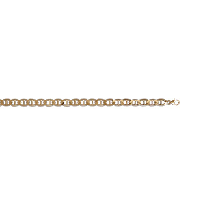 Chaîne en vermeil maille marine 6,5mm - 55cm - Vue 2