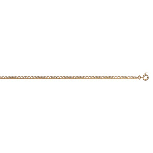 Chaîne en vermeil maille marine 3mm - 45cm - Vue 2