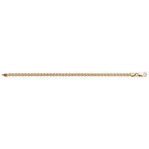 Bracelet en vermeil maille palmier - 18cm - Vue 2