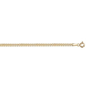 Chaîne en vermeil maille gourmette 2.7mm - 55cm - Vue 2