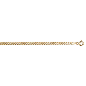 Chaîne en vermeil maille gourmette 2.7mm - 60cm - Vue 2