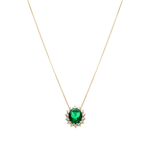 Collier vermeil pendentif \