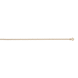 Bracelet en vermeil chaîne maille cheval largeur 2 mm - 18 cm - Vue 2