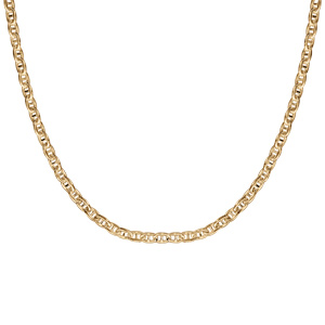 Collier en vermeil maille marine  - 50cm - Vue 2