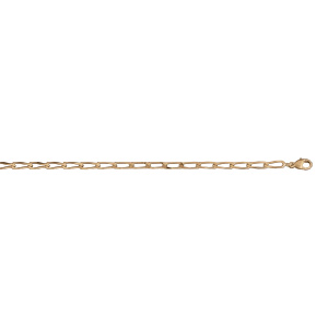Chaîne en vermeil maille cheval 4mm - 55cm - Vue 2