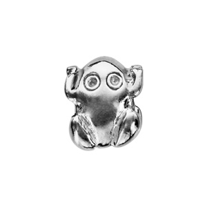 Charms Thabora en argent rhodié grenouille - Vue 2