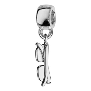 Charms Thabora en argent rhodié lunettes de soleil suspendues - Vue 2