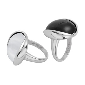 Bague Elixes En Argent Rhodie Massif Avec Oeil De Chat Blanc Bague Elixes En Argent Rhodie Massif Avec Oeil De Chat Blanc