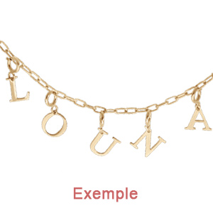 Pendentif Charms en argent rhodié pampille coeur sur fermoir anneau ressort - Vue 3