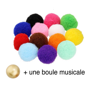 Collier Bola diffuseur de parfum boule  motifs PVD jaune rglable 60  100cm - Vue 3