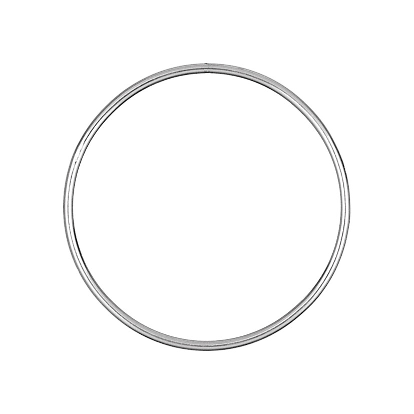 Bracelet jonc pour enfant en argent massif 2mm diamètre 45mm