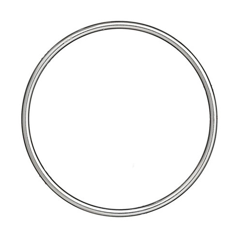 Bracelet jonc en argent massif largeur 3mm et diamètre 62mm