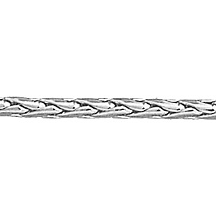 Chaîne en argent maille palmier – longueur 45cm largeur 3mm