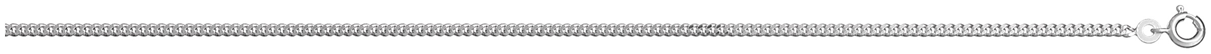 Chaîne en argent maille serrée largeur 2,1mm et longueur 45cm