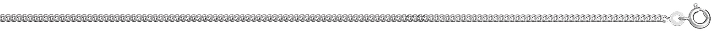 Chaîne en argent maille serrée largeur 2,1mm et longueur 55cm
