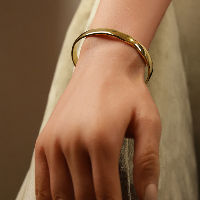 Bracelet en acier rigide - 62mm - Vue 20