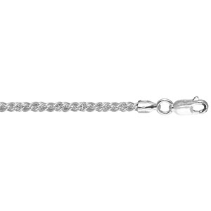 Chaîne en argent maille corde longueur 70 cm