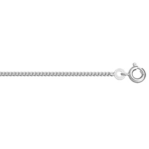 Chaîne en argent maille serrée largeur 1,8mm et longueur 40cm