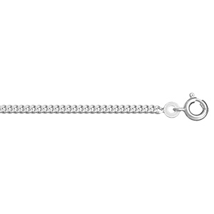 Chaîne en argent maille serrée largeur 2,1mm et longueur 50cm