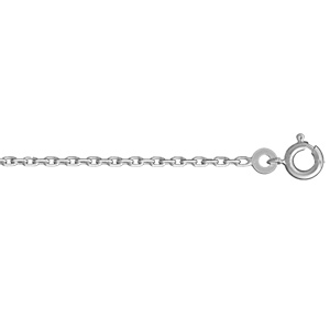 Chaîne en argent maille forçat largeur 2mm et longueur 40cm