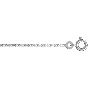 Chaîne en argent maille forçat largeur 2mm et longueur 50cm