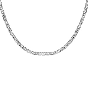 Chaîne en argent maille marine longueur 50cm