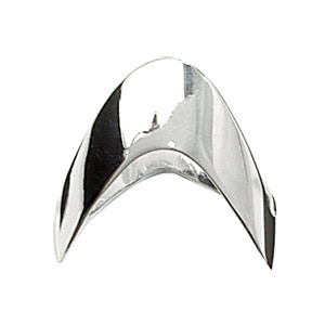 Bague en argent style africain forme V