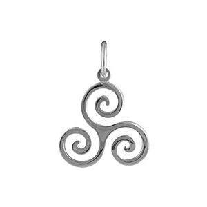 Pendentif en argent triskel celte simple