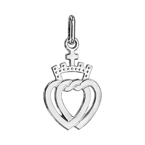 Pendentif en argent rhodié logo de la Vendée