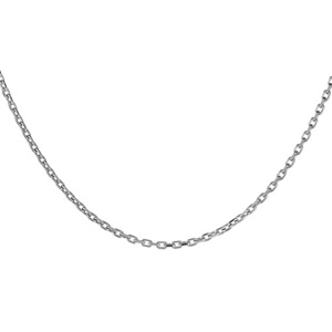 Chaîne en acier maille forçat largeur 3mm et longueur 60cm