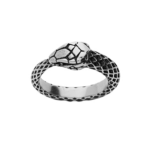 Alliance en acier motif serpent