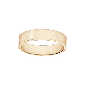 Alliance ruban en vermeil 5mm