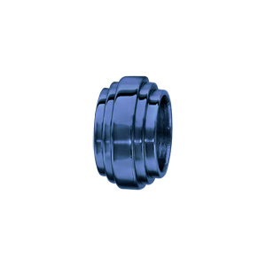 Charms Thabora grand modèle pour homme en acier et PVD bleu 3 rubans superposés