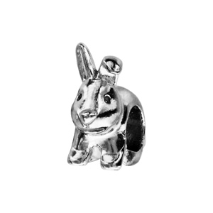 Charms Thabora en argent rhodié lapin