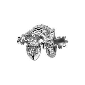 Charms Thabora en argent rhodié salamandre enroulée