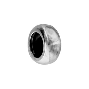 Charms Thabora stopper en argent rhodié avec 1 rondelle de caoutchouc à l’interieur
