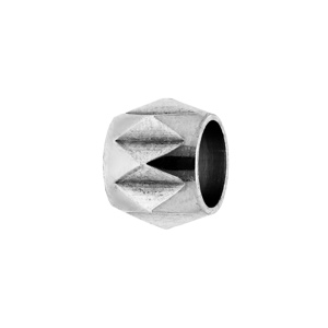 Charms thabora medium pour homme en acier forme boule ciselée