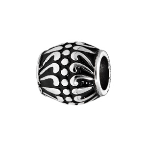 Charms Thabora médium en acier avec motifs tribals