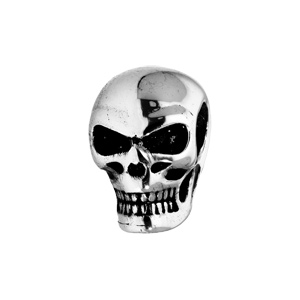 Charms Thabora médium en acier tête de mort lisse