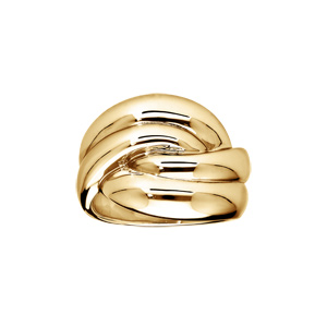 Bague Elixès en vermeil en forme de noeud