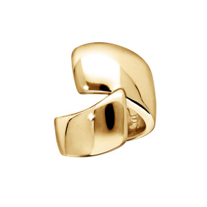 Bague Elixès en vermeil 2 rubans superposés