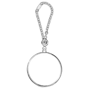 Porte-clef porte pi�ce en argent diam�tre 41,3mm - Vue 2