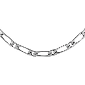 Cha�ne en acier mailles altern�e 1+1 - largeur 5mm longueur 50cm - Vue 2