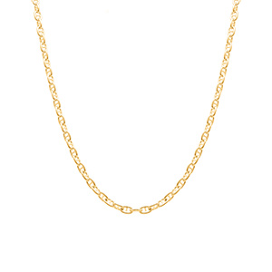 Collier en vermeil maille marine  - 50cm - Vue 2