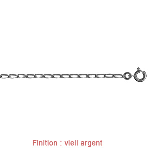 Bracelet en argent cha�ne maille cheval largeur 1,8mm et longueur 18cm - Vue 3